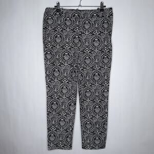 J. Crew Women’s Paisley Print Winnie Pants City Fit Size 4 NWT
